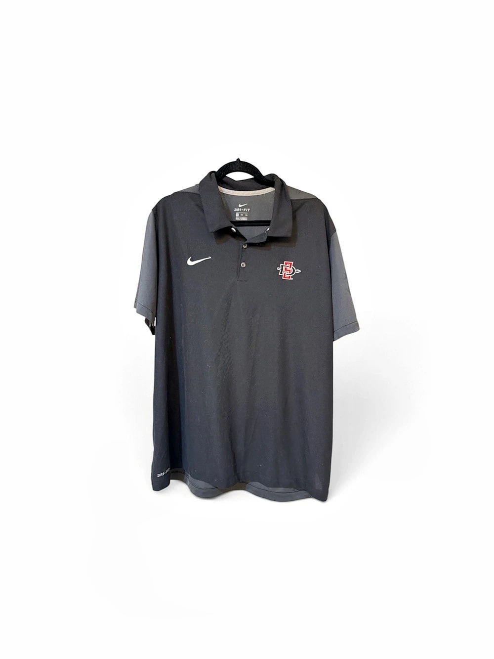Nike San Diego State Aztecs Dri-FIT Polo Black Large pet friendly atmosphere